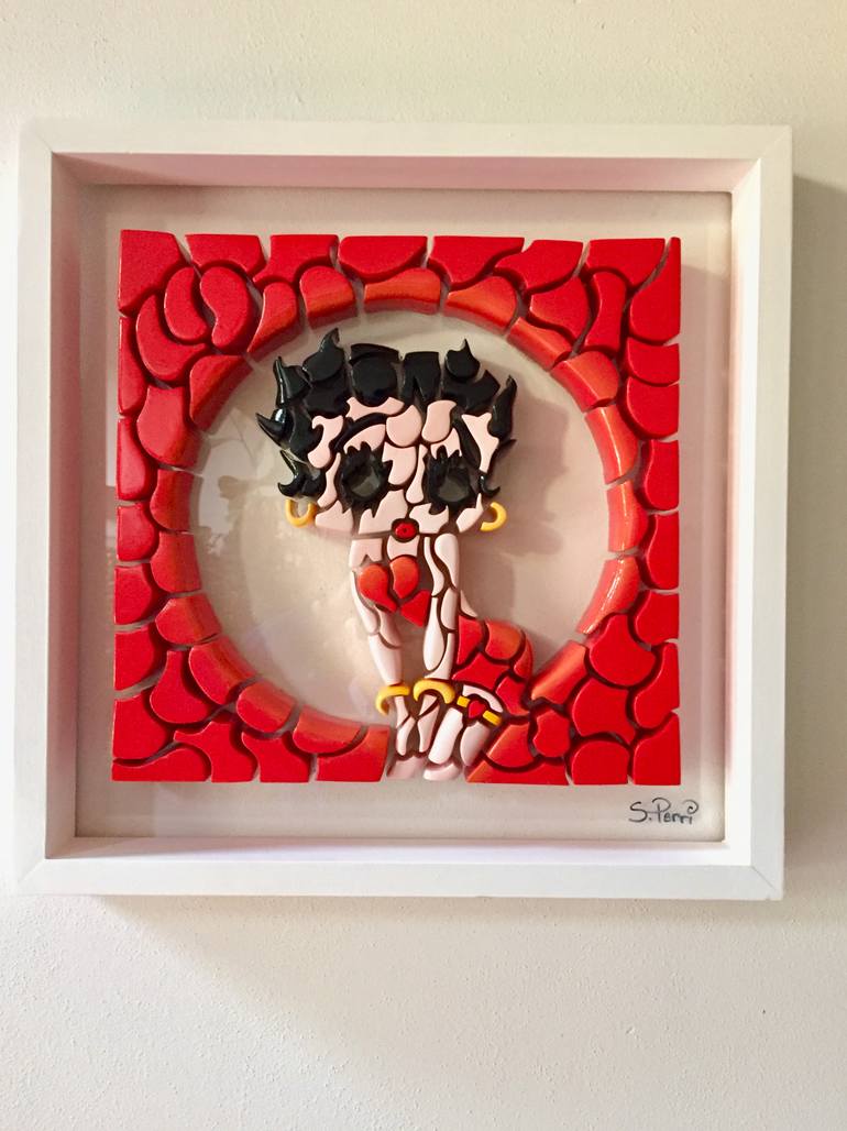 Original Pop Art Cartoon Sculpture by Simone Parri
