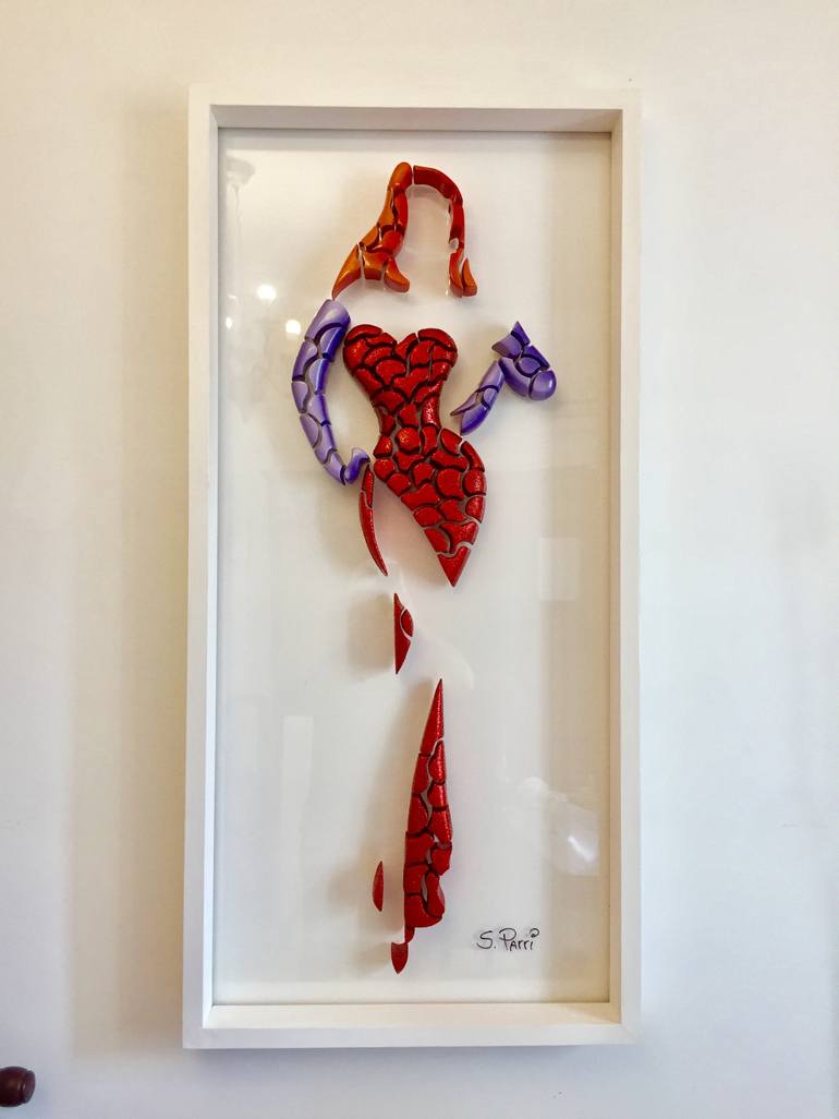 Original Pop Art Cartoon Sculpture by Simone Parri