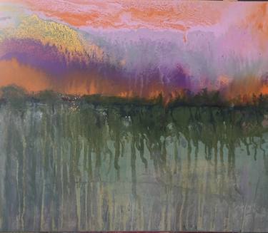 Print of Abstract Expressionism Landscape Paintings by Charlotte Tusch Scherer