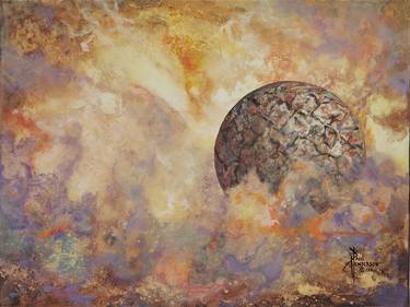 Original Abstract Outer Space Paintings by Paul Henderson