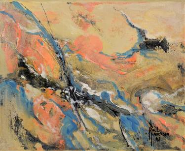 Original Abstract Expressionism Abstract Paintings by Paul Henderson