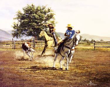 Print of Horse Paintings by Paul Henderson