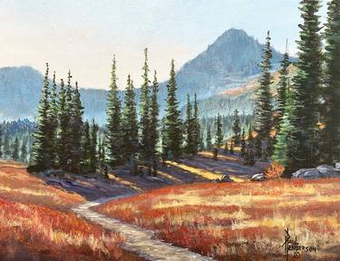 Original Conceptual Landscape Paintings by Paul Henderson