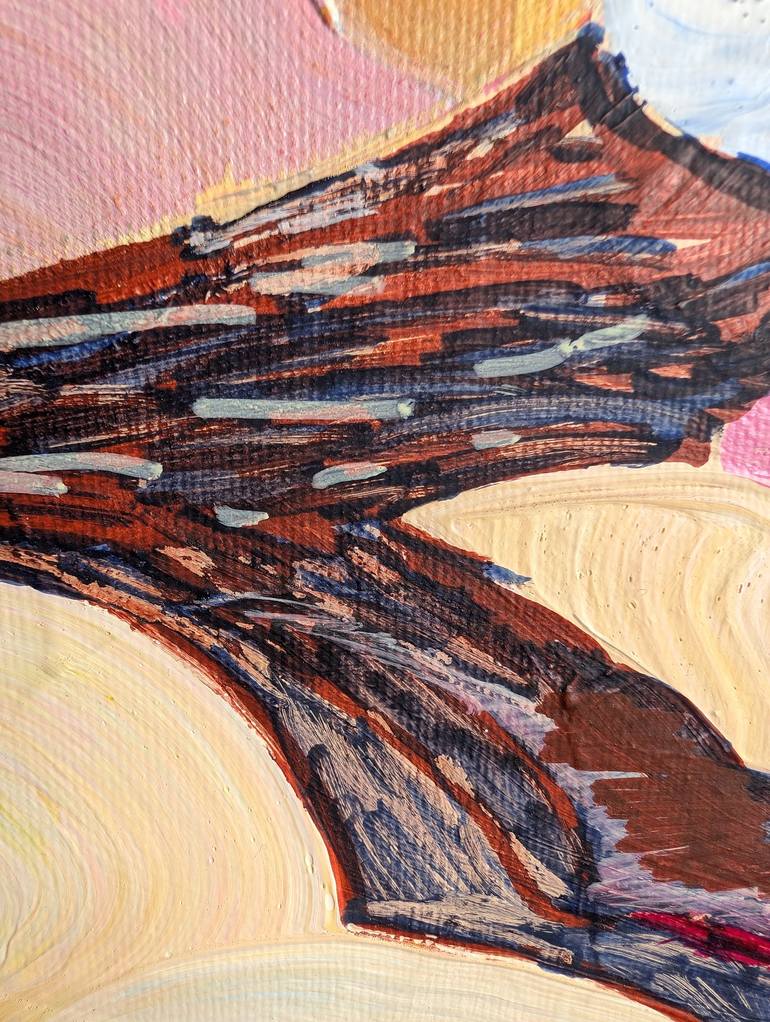 Original Abstract Expressionism Landscape Painting by Justyna Pennards-Sycz