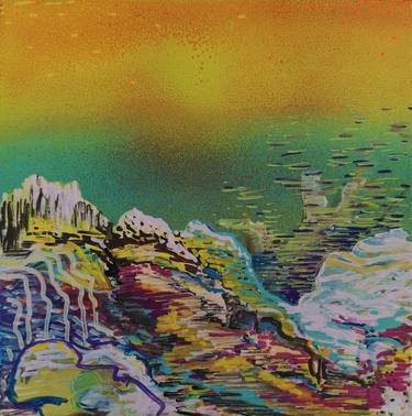 Original Abstract Expressionism Landscape Paintings by Justyna Pennards-Sycz