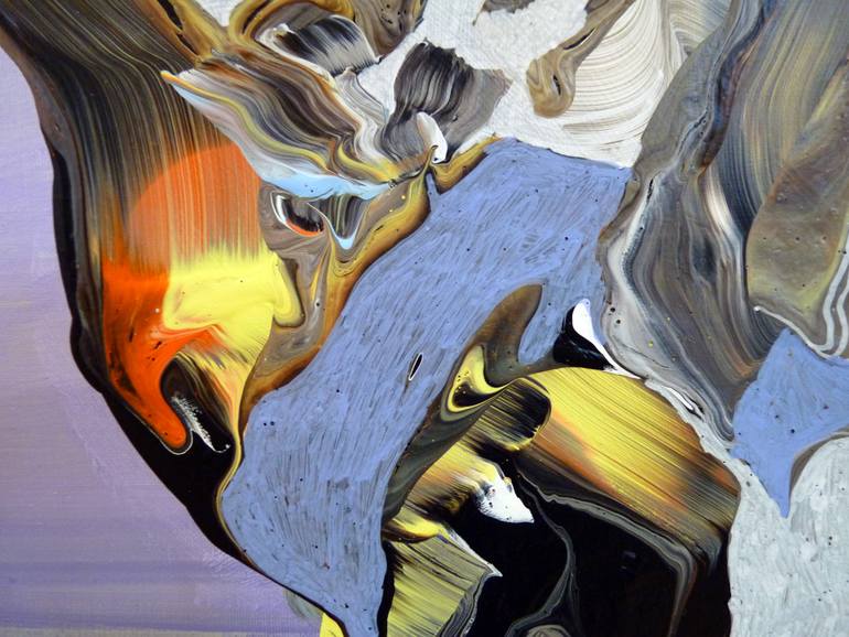 Original Abstract Seascape Painting by Justyna Pennards-Sycz