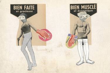 Print of Dada Humor Collage by Olga Lupi