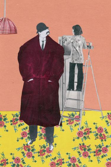 Original Dada Home Collage by Olga Lupi