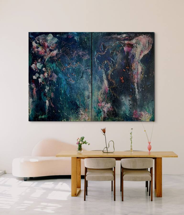 Original Abstract Painting by Emma de Polnay