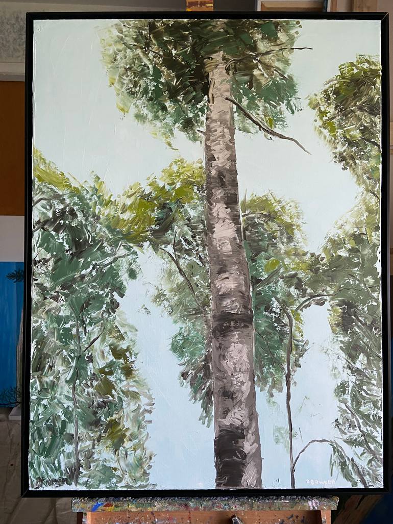 Original Impressionism Landscape Painting by David Bowker