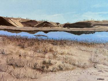 Original Impressionism Landscape Painting by David Bowker