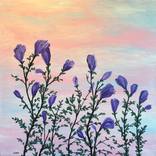 Purple Flowers by David Bowker