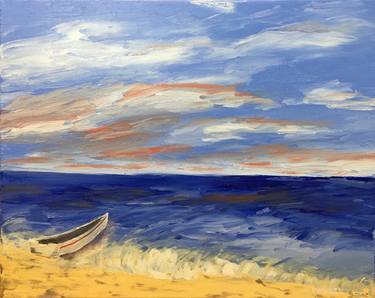 Original Expressionism Seascape Paintings by David Bowker