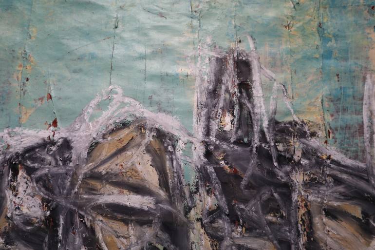 Original Abstract Expressionism Abstract Painting by Benoît Tremblay