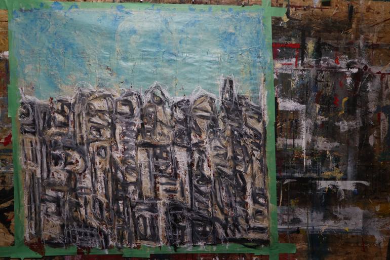 Original Abstract Expressionism Abstract Painting by Benoît Tremblay