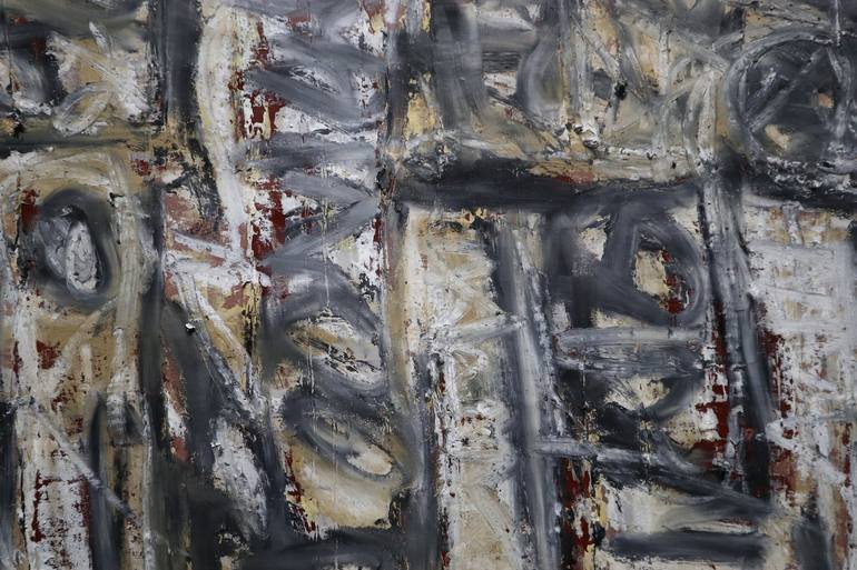 Original Abstract Expressionism Abstract Painting by Benoît Tremblay