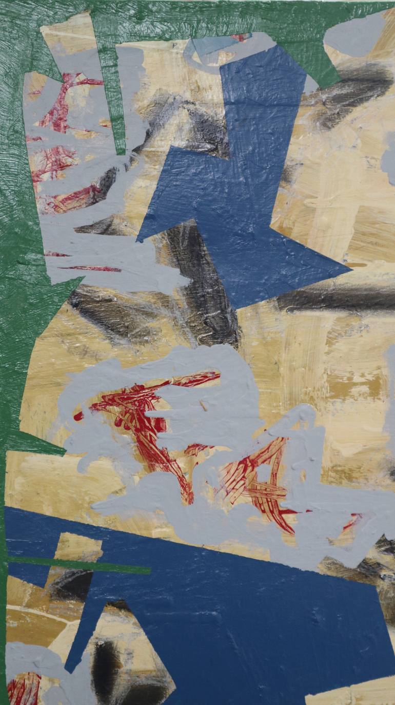 Original Abstract Expressionism Abstract Mixed Media by Benoît Tremblay