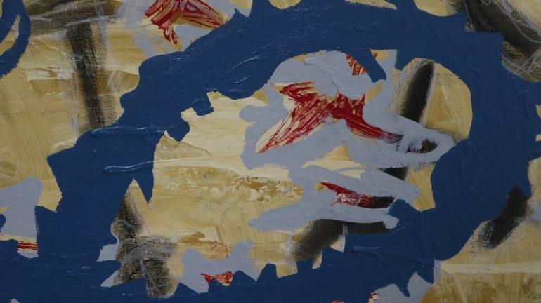 Original Abstract Expressionism Abstract Mixed Media by Benoît Tremblay