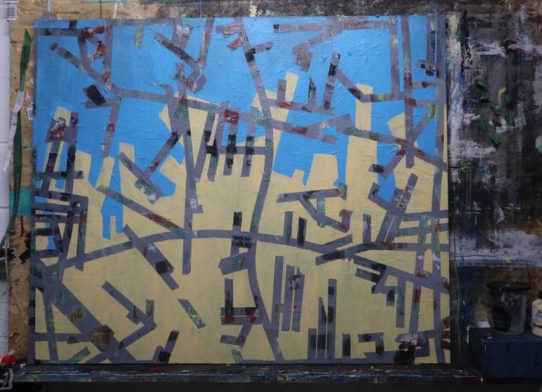 Original Abstract Expressionism Abstract Painting by Benoît Tremblay