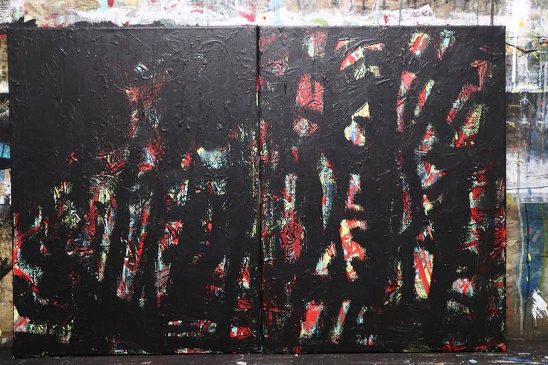 Original Abstract Painting by Benoît Tremblay