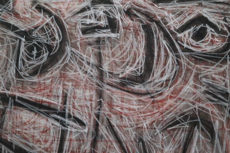 Original Abstract Expressionism Abstract Painting by Benoît Tremblay