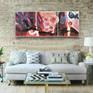 HISTORY OF UNHAPPY LOVE WITH BROKEN HEART 

ACRYLIC ON CANVAS
59 x 27,5

TRIPTICH
 3x  19,6 x 27,5