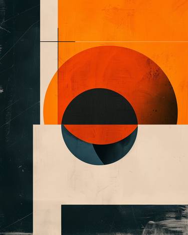 Original Geometric Abstract Digital by Marko Zamurovic