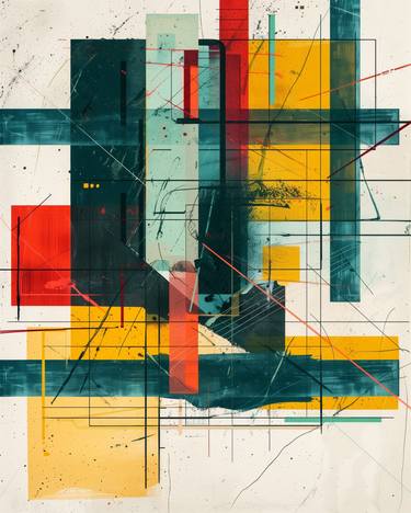 Print of Minimalism Abstract Digital by Marko Zamurovic