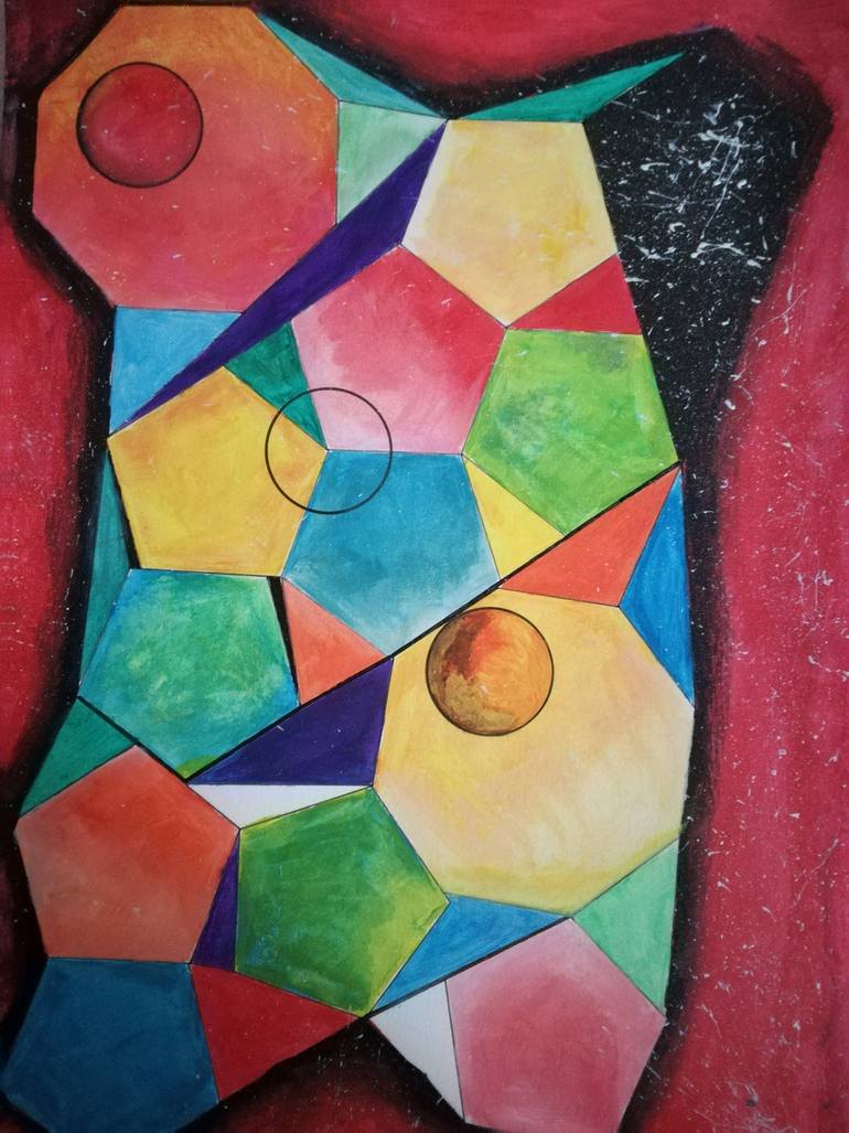 Dimension geométrica Painting by Alejandro Hernandez | Saatchi Art