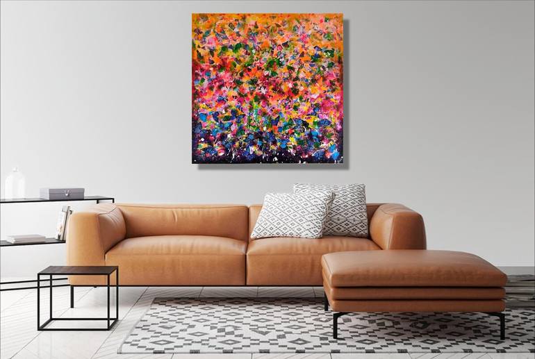 Original Abstract Expressionism Abstract Painting by Bali Love-Jenkins