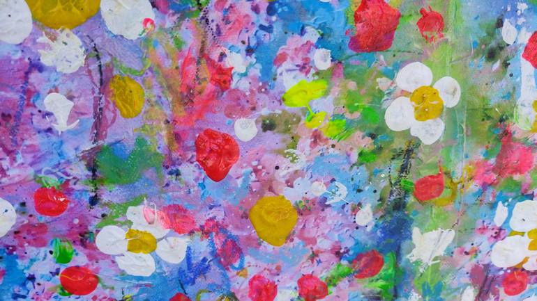 Original Abstract Expressionism Abstract Painting by Bali Love-Jenkins