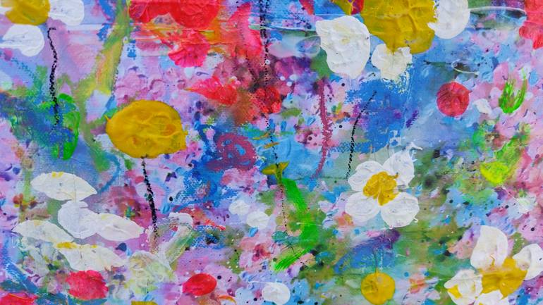 Original Abstract Expressionism Abstract Painting by Bali Love-Jenkins