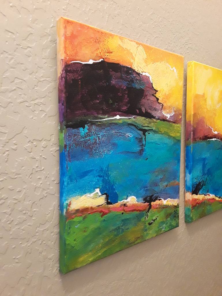 Original Abstract Painting by J S Ellington