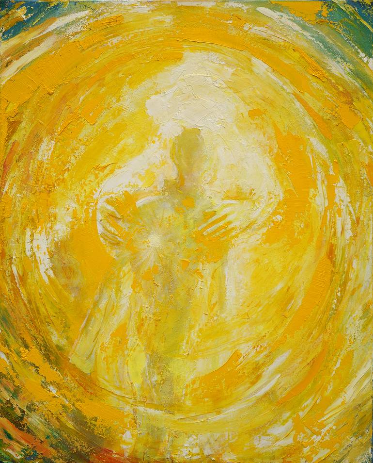 Original Expressionism Abstract Painting by Hubert Cyr-Antoine