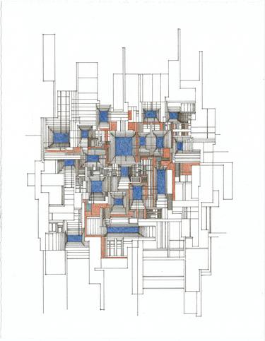 Print of Architecture Drawings by John Cline