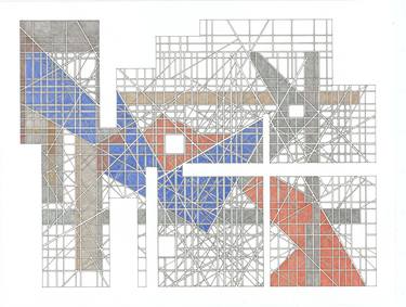 Print of Abstract Architecture Drawings by John Cline