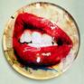 Not the same artwork. But from the same lipstick series. You can see the acrylic/pleksiglass medium in real life.