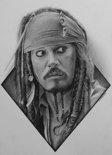 Original Photorealism Celebrity Drawings by Alessandro Masuzzo