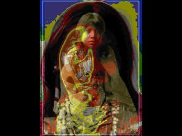 NATIVE AMERICAN WOMAN / GIRL, Limited Edition, 1 of 10 thumb
