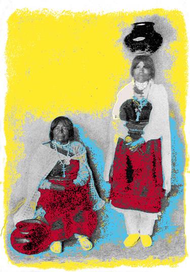 PUEBLO WOMEN, POTTERY MAKERS, Limited Edition, 1 of 100 thumb