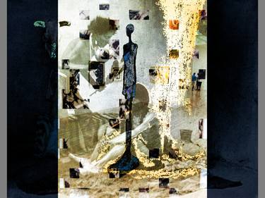 Original Abstract People Mixed Media by Stephen Peace