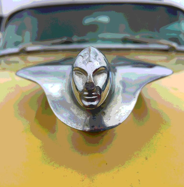 Original Transportation Photography by Stephen Peace | Art Deco Art on Paper | Old Cadillac Man - Limited Edition 1 of 5