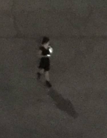 WOMAN WALKING AT NIGHT IN VEGAS WITH CELLPHONE, Limited Edition 1/10 thumb