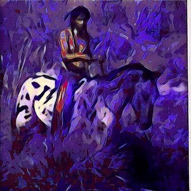 Native American On Horse - Limited Edition 1 of 5 thumb