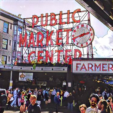 Pike's Market, Seattle Washington - Limited Edition 1 of 10 thumb