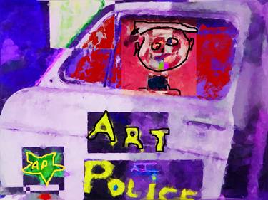 ART POLICE, Blue - Limited Edition 1 of 10 thumb