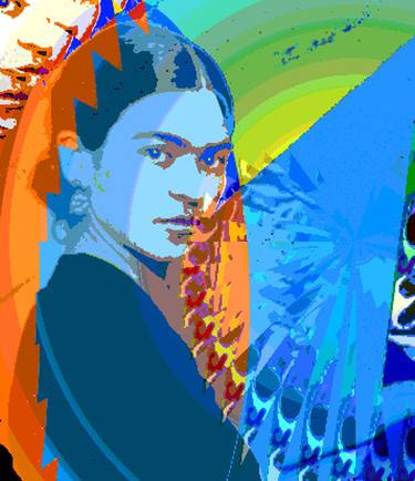 Frida Kahlo Enhanced 1 - Limited Edition 1 of 1 thumb