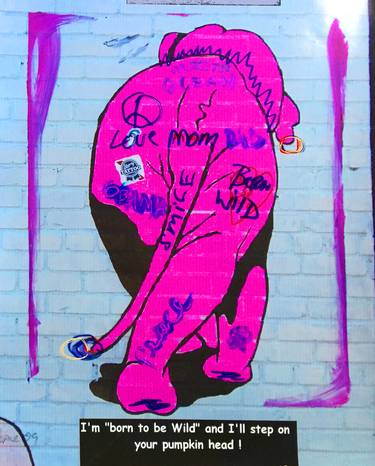 PUNK Pink Elephant - Limited Edition 1 of 1 thumb