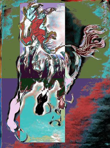 Print of Abstract Expressionism Horse Photography by Stephen Peace