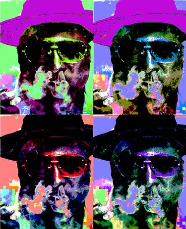 Al King, Hat, Sunglasses, Color and Smoke - Limited Edition 1 of 3 thumb